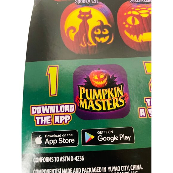 Pumpkin Masters All In One Carving Party Kit 21 Pieces Includes Saws Scoop Crayo - Picture 5 of 11